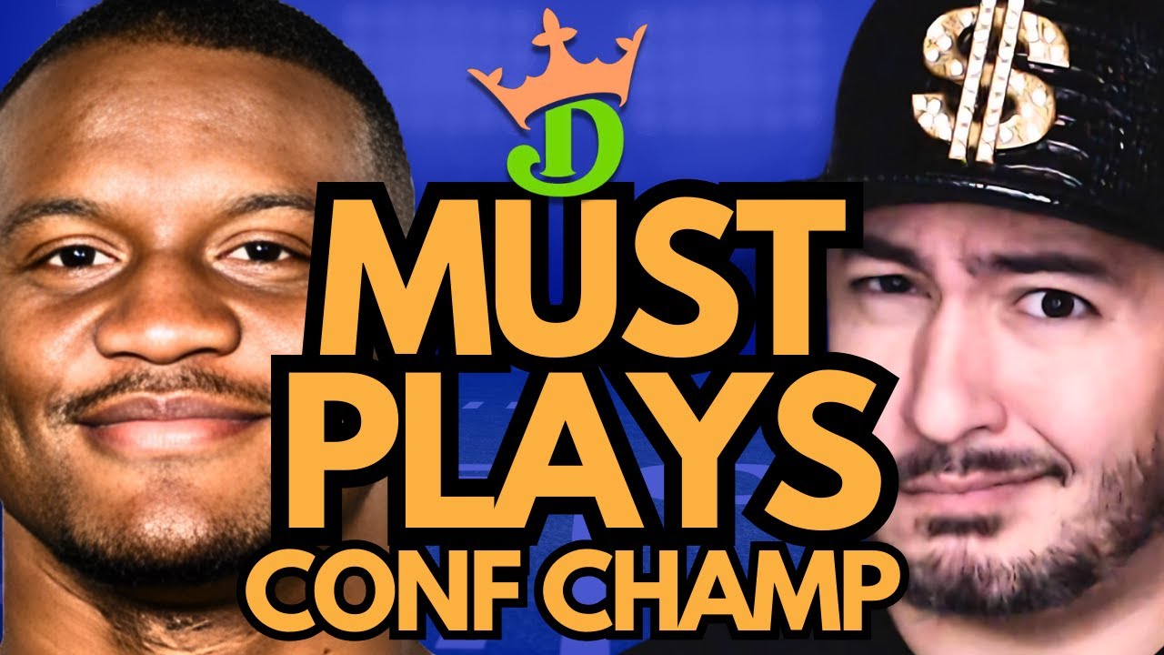 NFL DFS Conference Championship MUST PLAYS (DraftKings Highest ROI Lineups!) | NFL DFS Picks