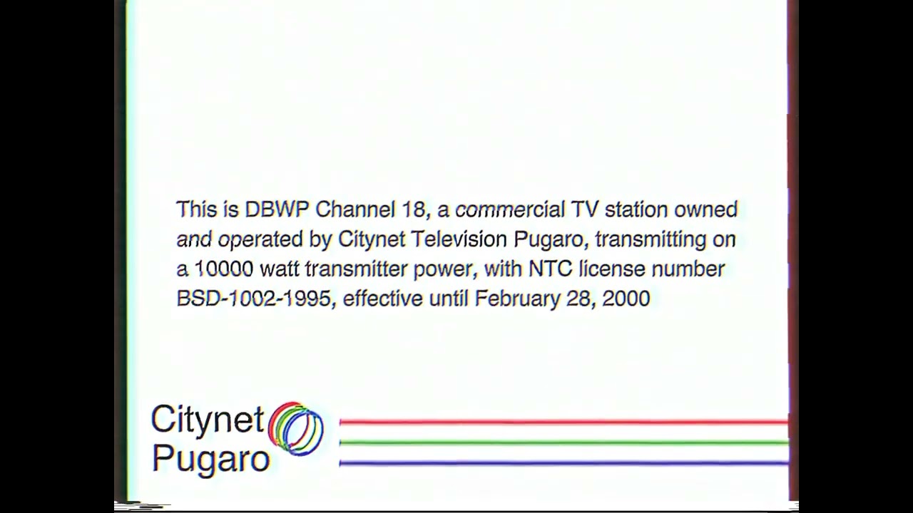 Citynet Pugaro Sign Off - Evening Patrol News Tonight w/ Station ID 
