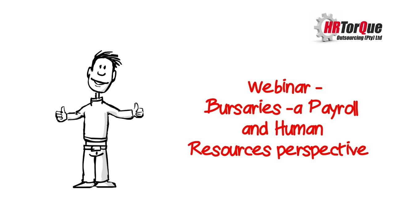 Webinar - Bursaries -a Payroll and Human Resources perspective