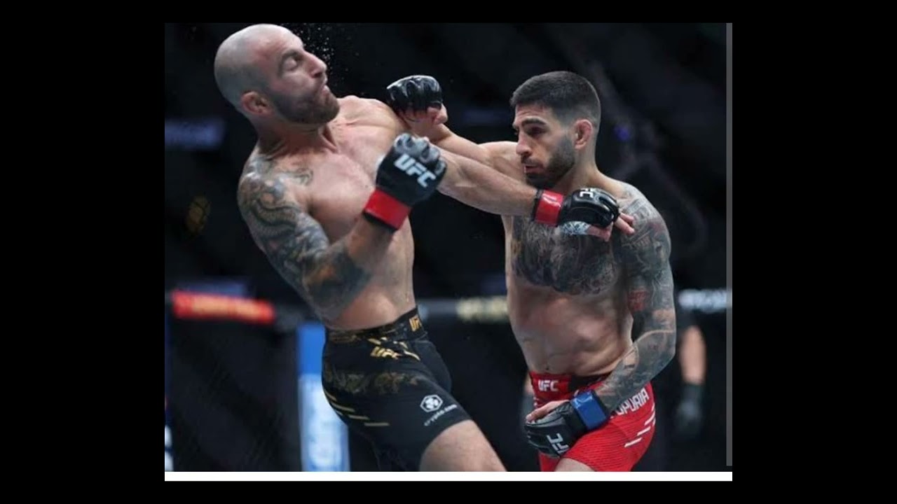 UFC 298: ILIA TOPURIA KNOCKS   A ALEXANDER VOLKANOVSKI 
