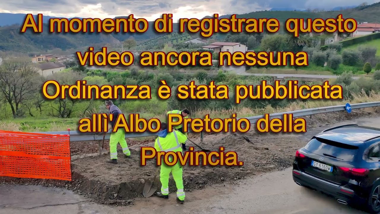 SP120 Altomonte: nuovo cedimento e la 