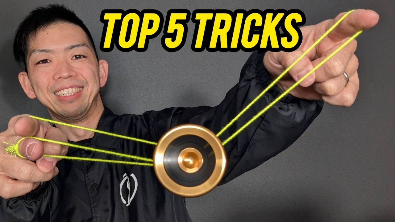 [From Easy to Pro] Top 5 Houdini Mount Entry Tricks [REWIND Yo-Yo Trick Tutorial] #yoyo #yoyotricks