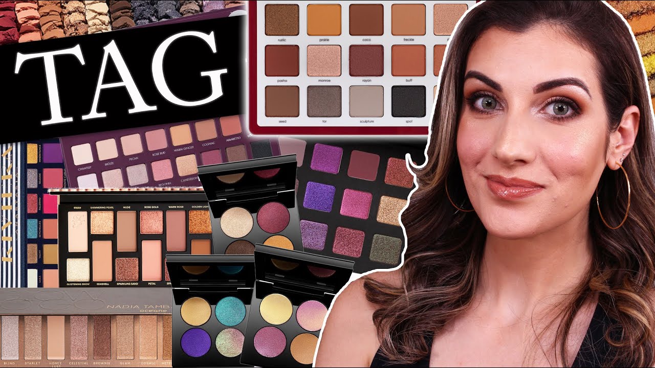 TAG TUDO SOBRE PALETAS DE SOMBRA (Título Original: All About My Eyeshadow Palettes) | MAY DANCINI