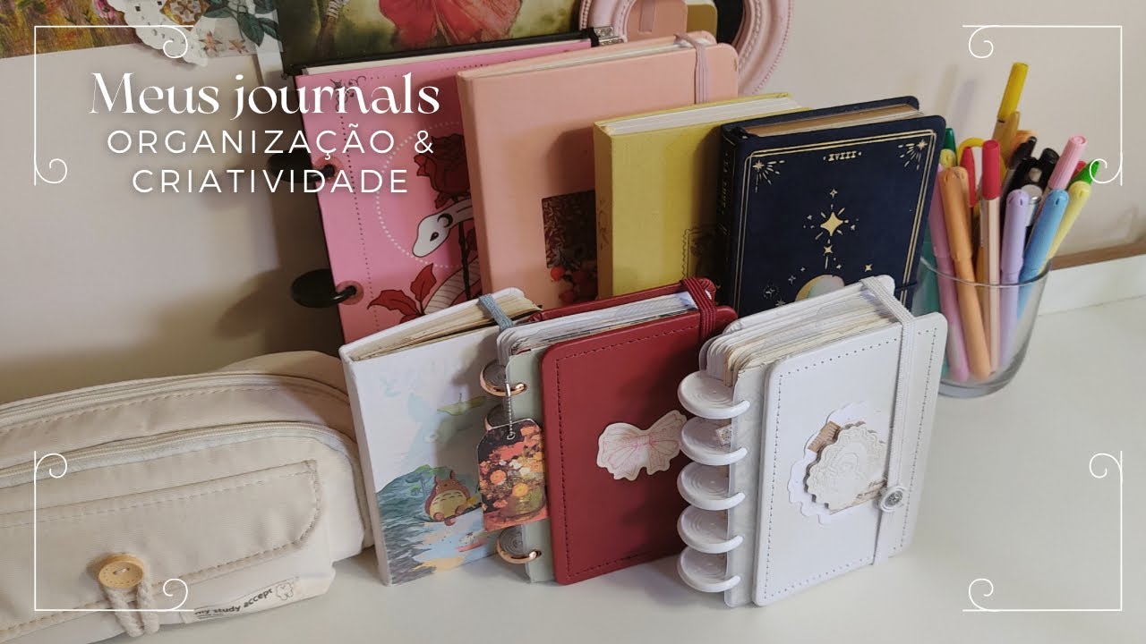 Todos os meus cadernos | diário, scrapbook, read journal, bujo & grimório