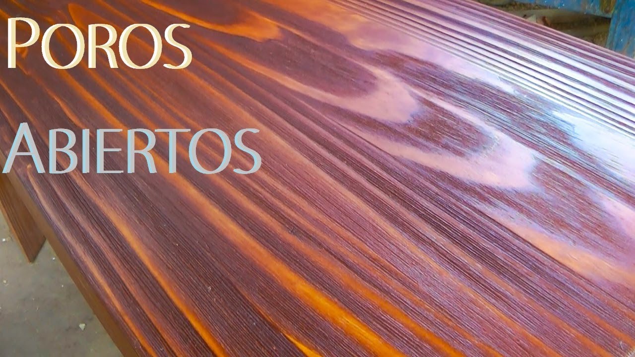 POROS ABIERTOS EN LA MADERA (Decorado)  &iquest;Como Se Hace? - LUIS LOVON