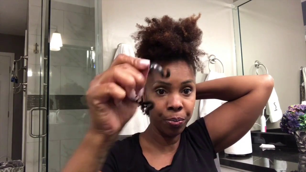 How to Do a frohawk on Natural Hair Using PuffCuff Micro