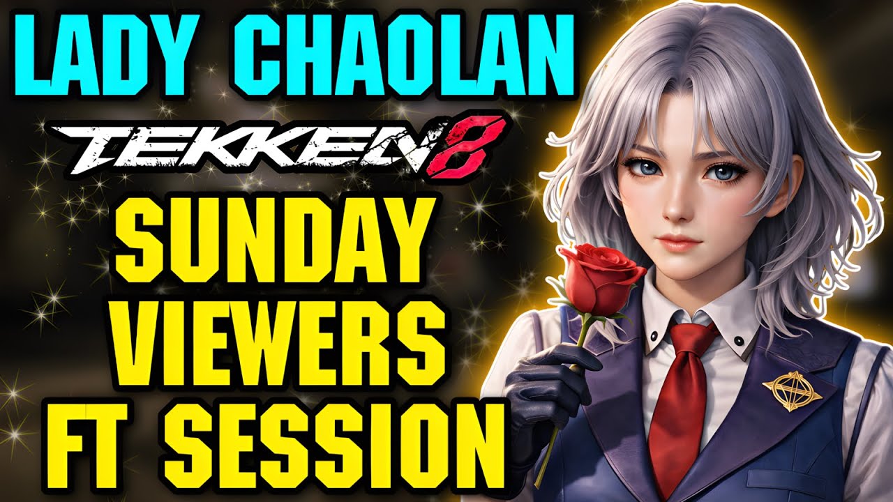Lady Chaolan💜 SUNDAY OPEN FT SESSION TEKKEN 8 LIVE ⚔️ Lee Chaolan | #youtube #tekken8 #live #gaming