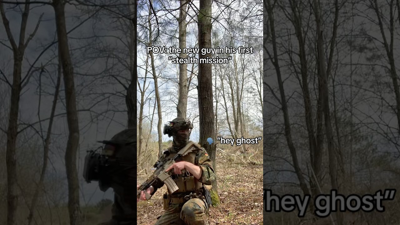 POV the new guy in his first stealth mission #foryou #airsoft #newguy #milsim #stealth