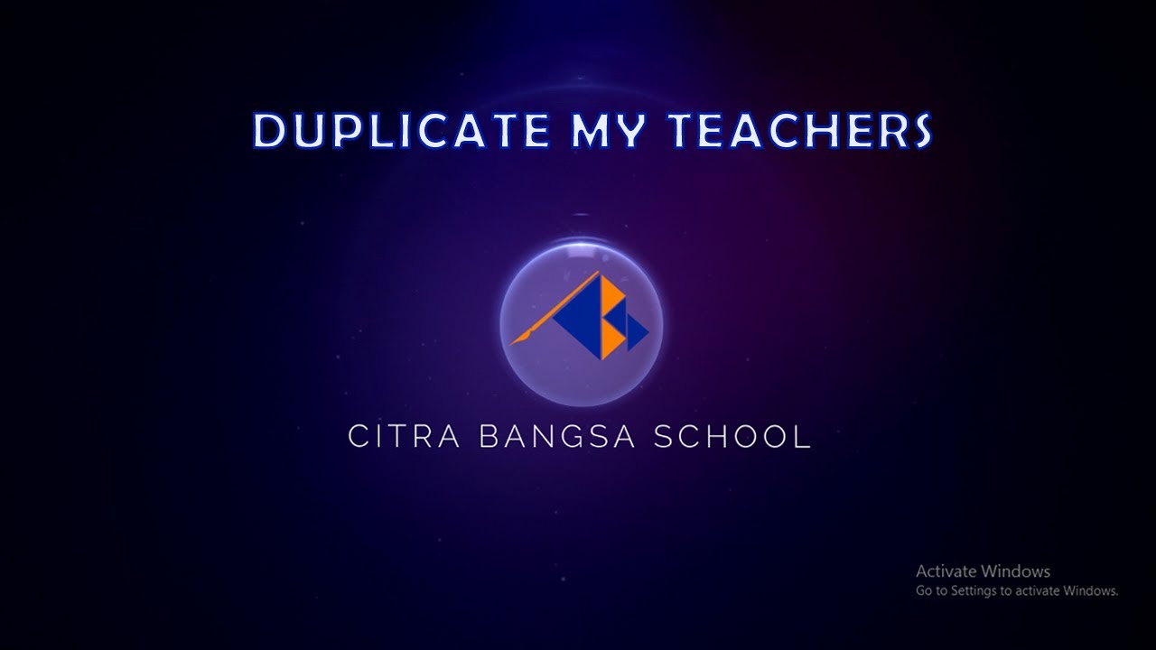 DUPLICATE MY TEACHERS | GRADE 1