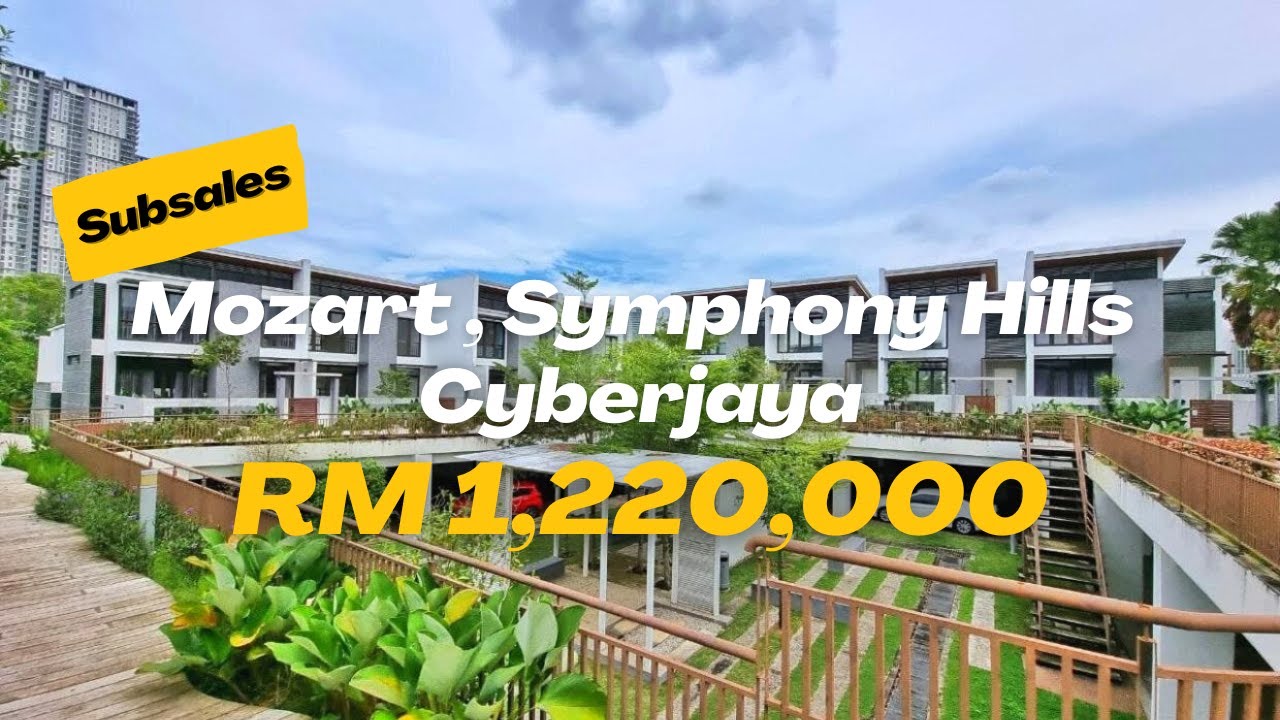 Mozart @ Symphony Hills , Cyberjaya | 3-Storey | Freehold | 3224sf | 3+1 Bedroom & 5 Bathroom🏡