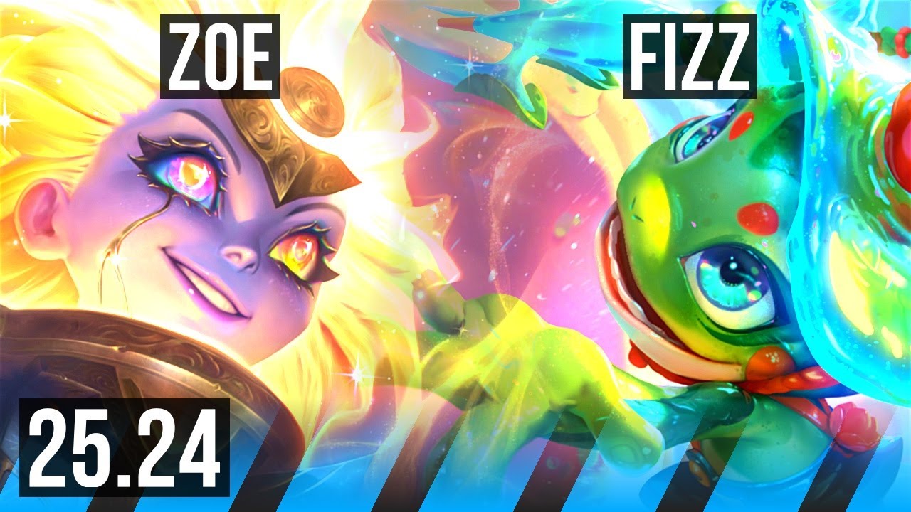 ZOE vs FIZZ (MID) | EUW Master | 25.24