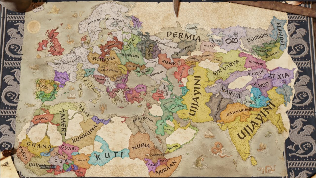 CK3 Timelapse but the AI gets access to more build slots (867)