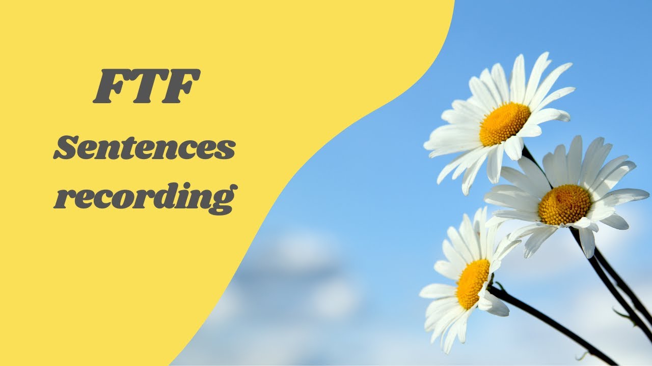 FTF - Sentences reading record