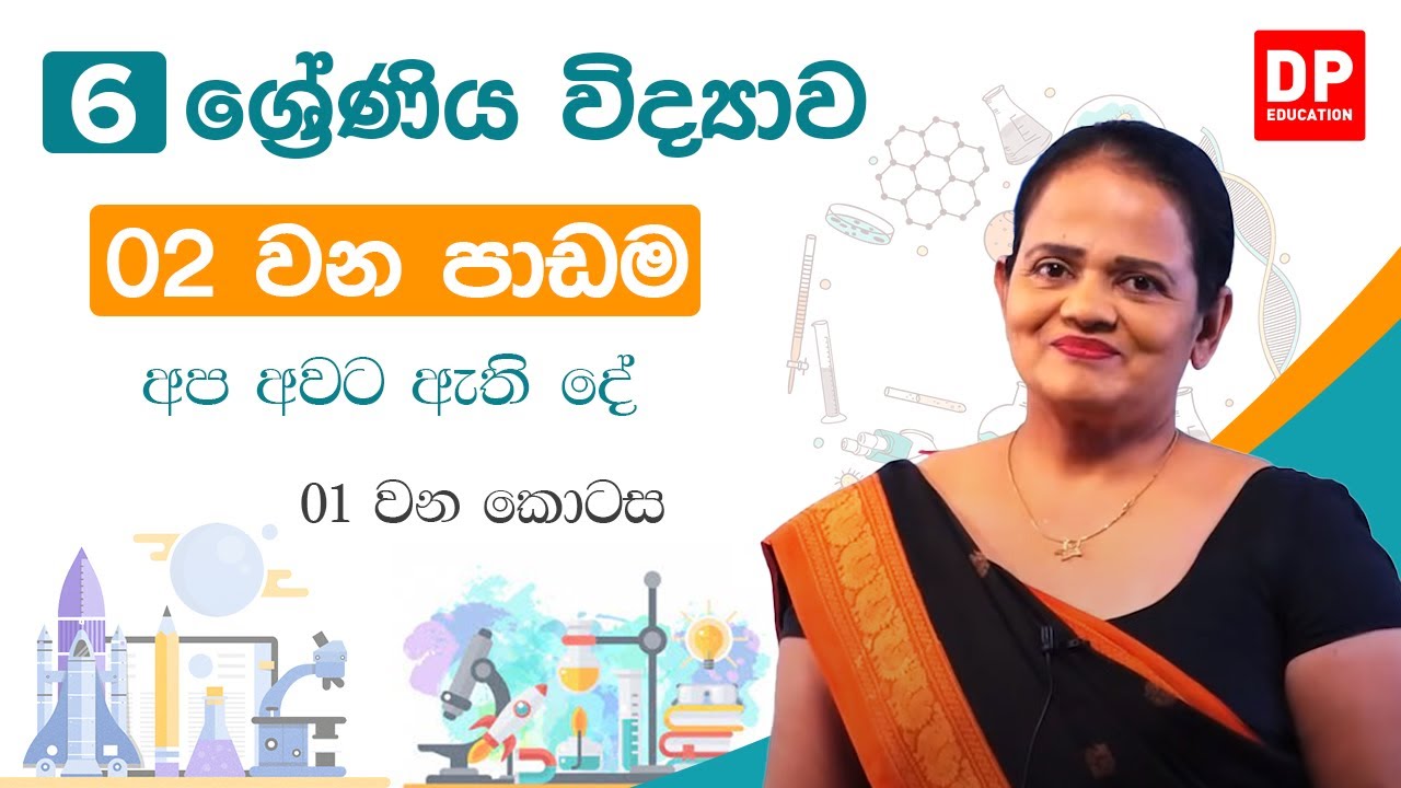 02 වන පාඩම (අප අවට ඇති දේ) | 06 වන ශ්‍රේණිය විද්‍යාව