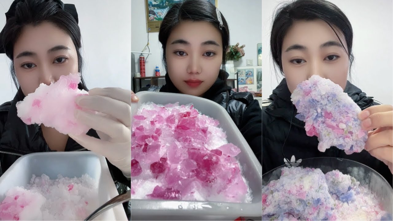 Crushed Ice Eating ASMR | Ice Eating 