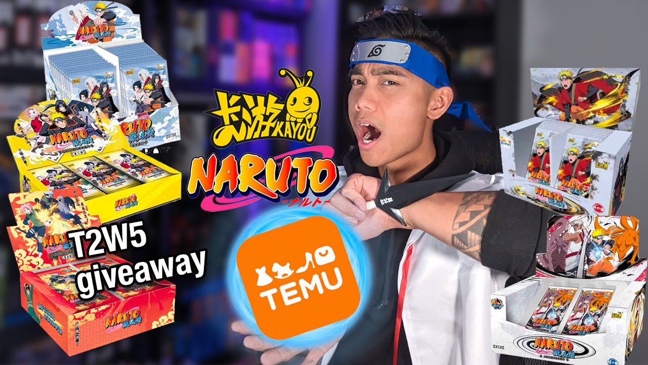 I Bought Every Naruto Kayou Card Booster Box on TEMU