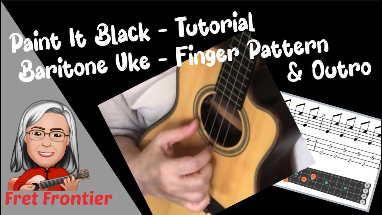 PT4 Paint It Black - Finger Picking Pattern & Outro | Free Tab (Updated)