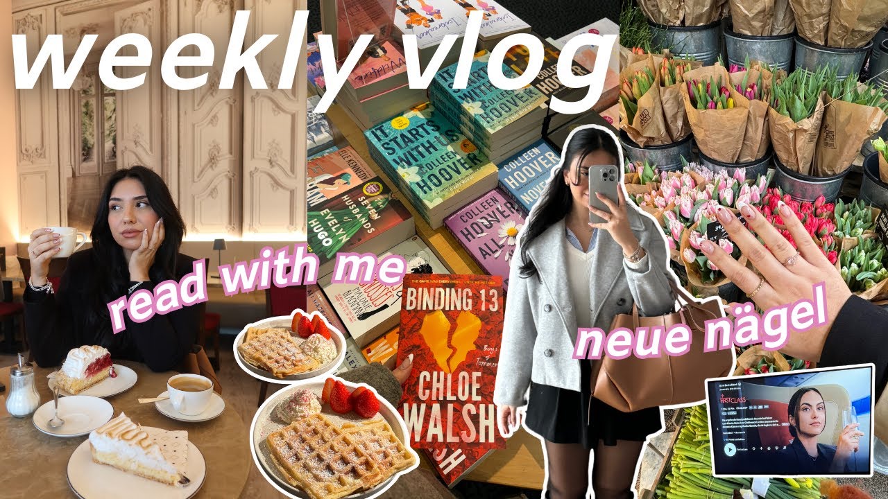 read with me, neue nägel, valentines date idea, adele tickets ✨ weekly vlog