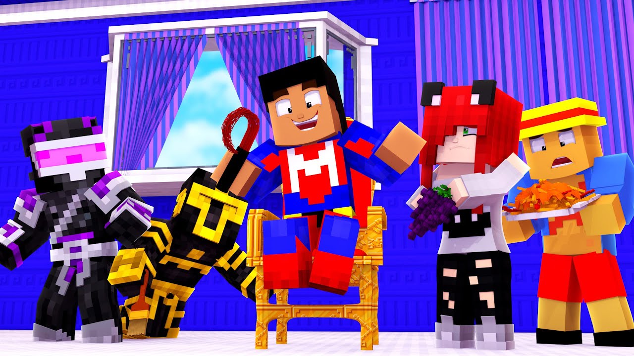 ESCLAVIZO A MIS AMIGOS YOUTUBERS EN MINECRAFT TROLL 😱