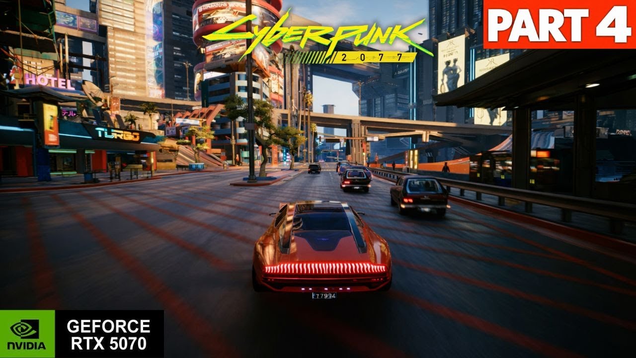 Cyberpunk 2077 : PART 4 GAMEPLAY | RTX 5070 - FULL GAME WALKTHROUGH