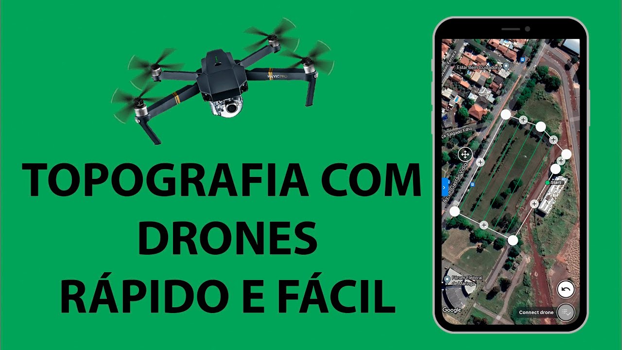 Topografia com Drones, aprenda agora !