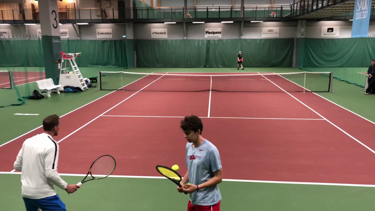 Nikola Slavic (13.21 UTR) VS Timothy Carlsson Seger (11.94 UTR) - COURTVIEW (HD)