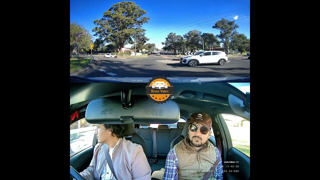 Mock Driving test NSW around Macquarie field testing center.