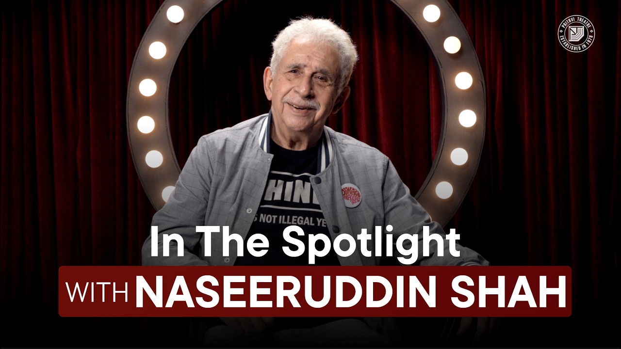 In The Spotlight with Naseeruddin Shah | On Motley, Theatre philosophy and more
