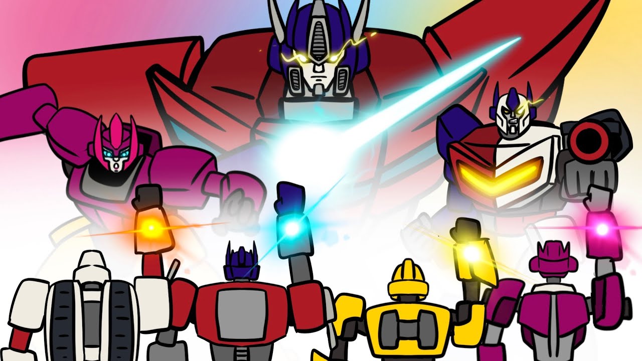 Transformers ONE animations! The ULTIMATE FUSION!!! D-16! Orion Pax! B-127! Elita-1! OMEGA PRIME!!