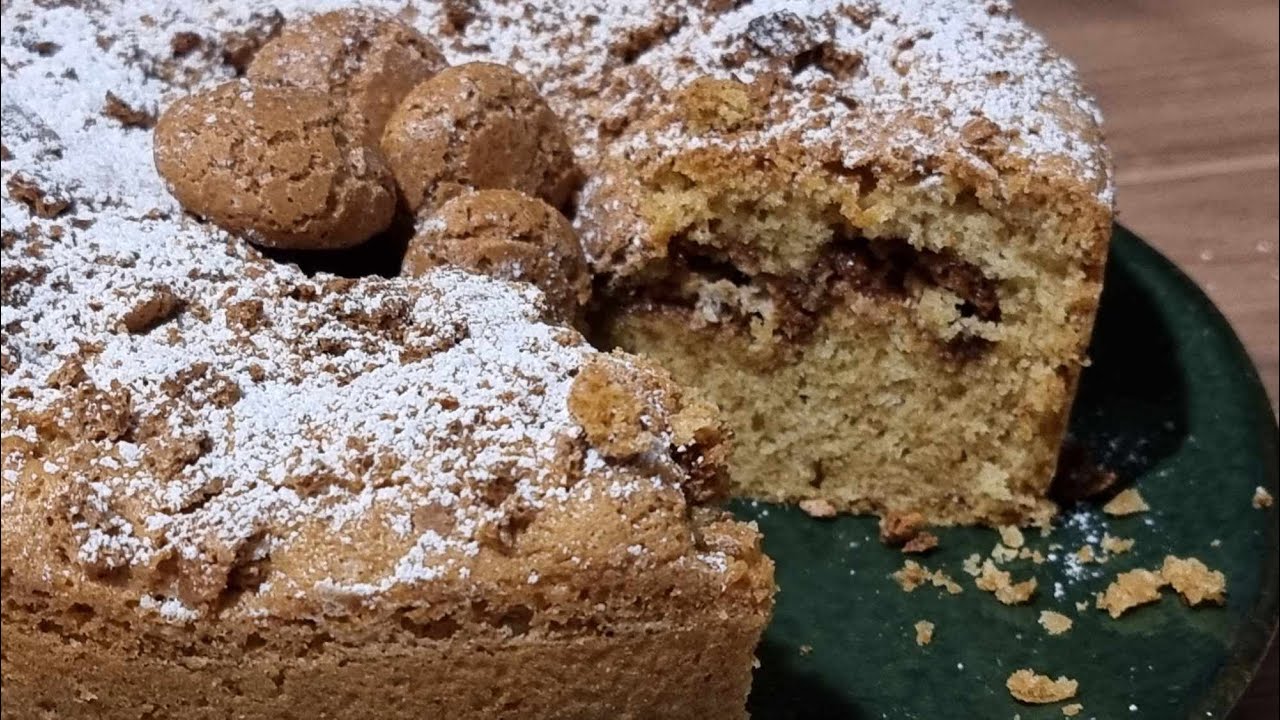Torta agli amaretti, sofficissima