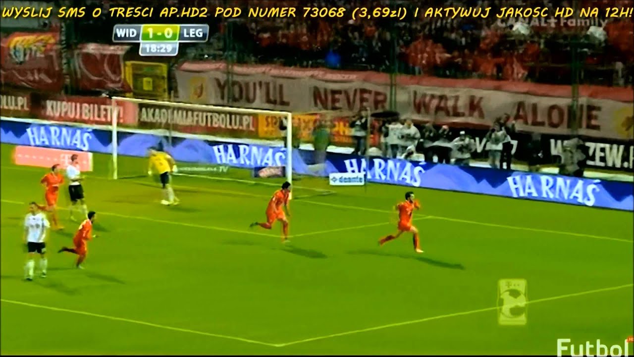 Widzew Łódź 1-1 Legia Warszawa skrót 28 kolejka Ekstraklasy 2012/13, 24.05.2013