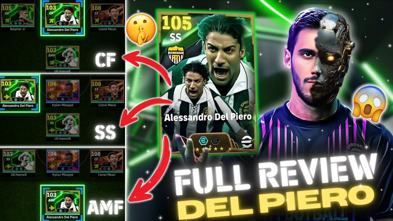 I've Played Blitz DEL PIERO on ALL POSITIONS! ⚡️ eFootball 2025 Gameplay Review