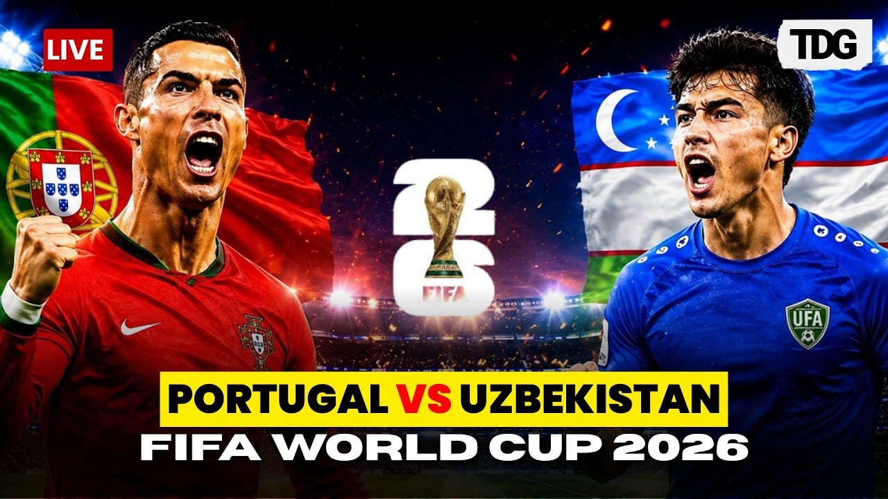 WATCH FIFA World Cup 2026 | Portugal vs Uzbekistan | Cristiano Ronaldo Leads Portugal Win | LIVE