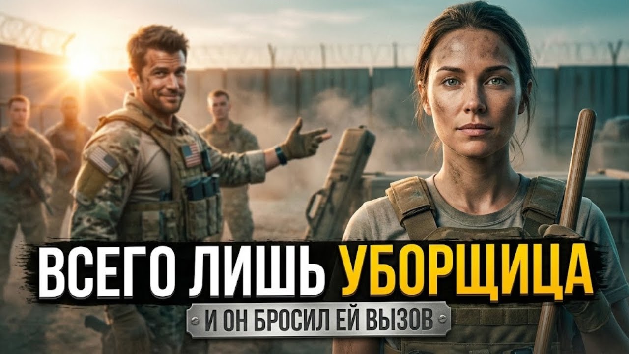 Она была просто уборщицей — пока морской котик не бросил ей вызов на глазах у всех