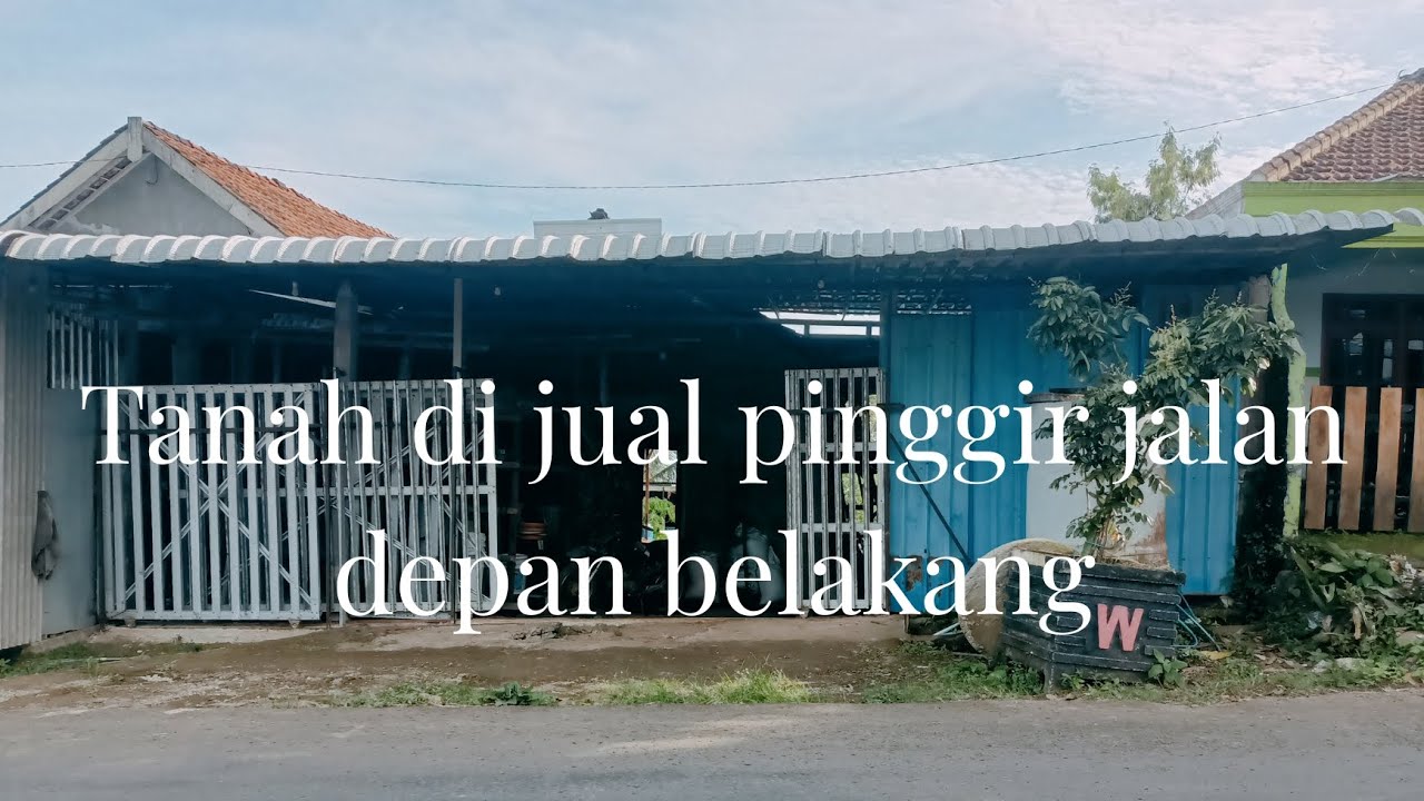 TANAH DI JUAL PINGGIR JALAN DEPAN DAN BELAKANG MANGKU ASPAL 