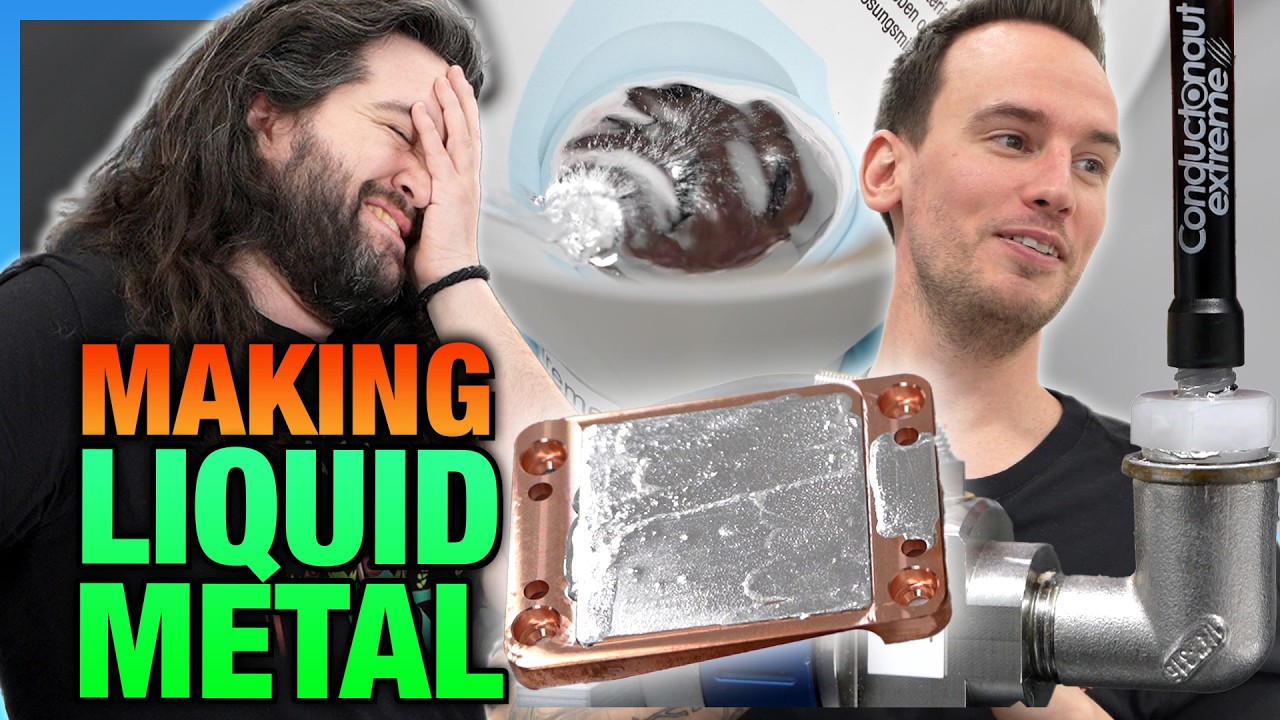 We Made Liquid Metal in a Factory, ft. Der8auer | Made In Germany
