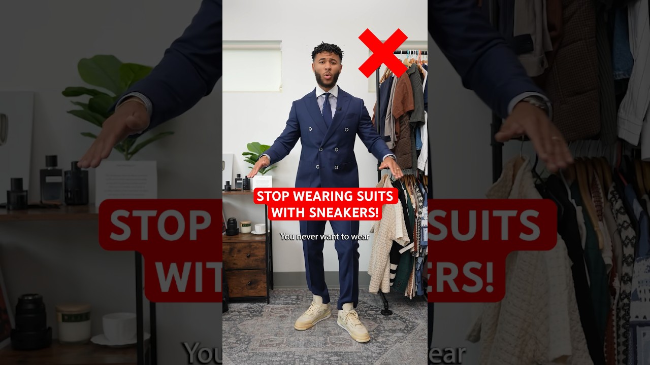 How To Wear Sneakers With Suits