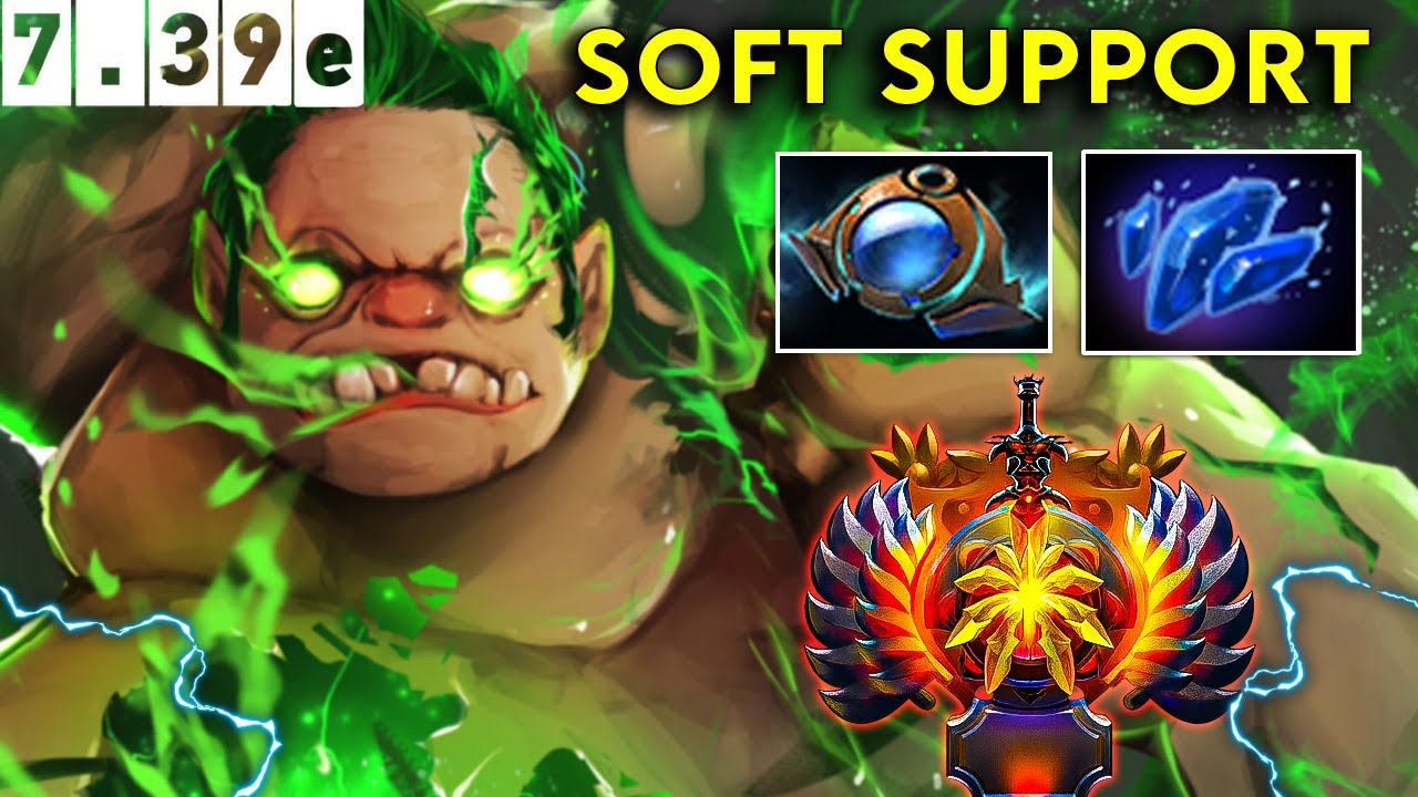 Pudge Immortal Soft Support - Dota 2 Patch 7.39e Pro Pub Gameplay