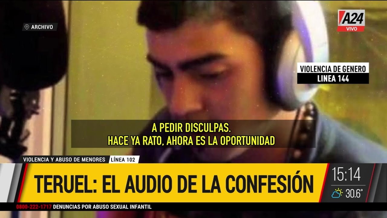 🔴 Lautaro Teruel: el audio de la confesión