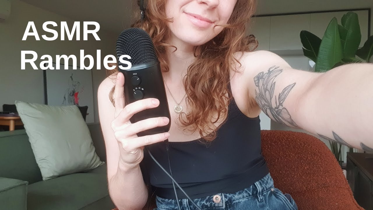 ASMR What I've Been Watching | Rambles, Mouth Sounds, Clicky Whispers
