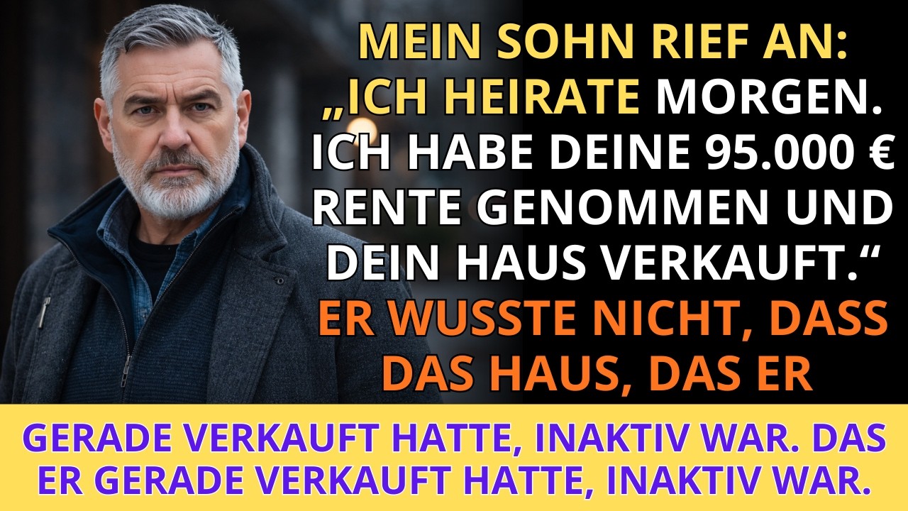 Mein Sohn stahl meine gesamten Ersparnisse für seine Hochzeit — dann fand ich heraus...