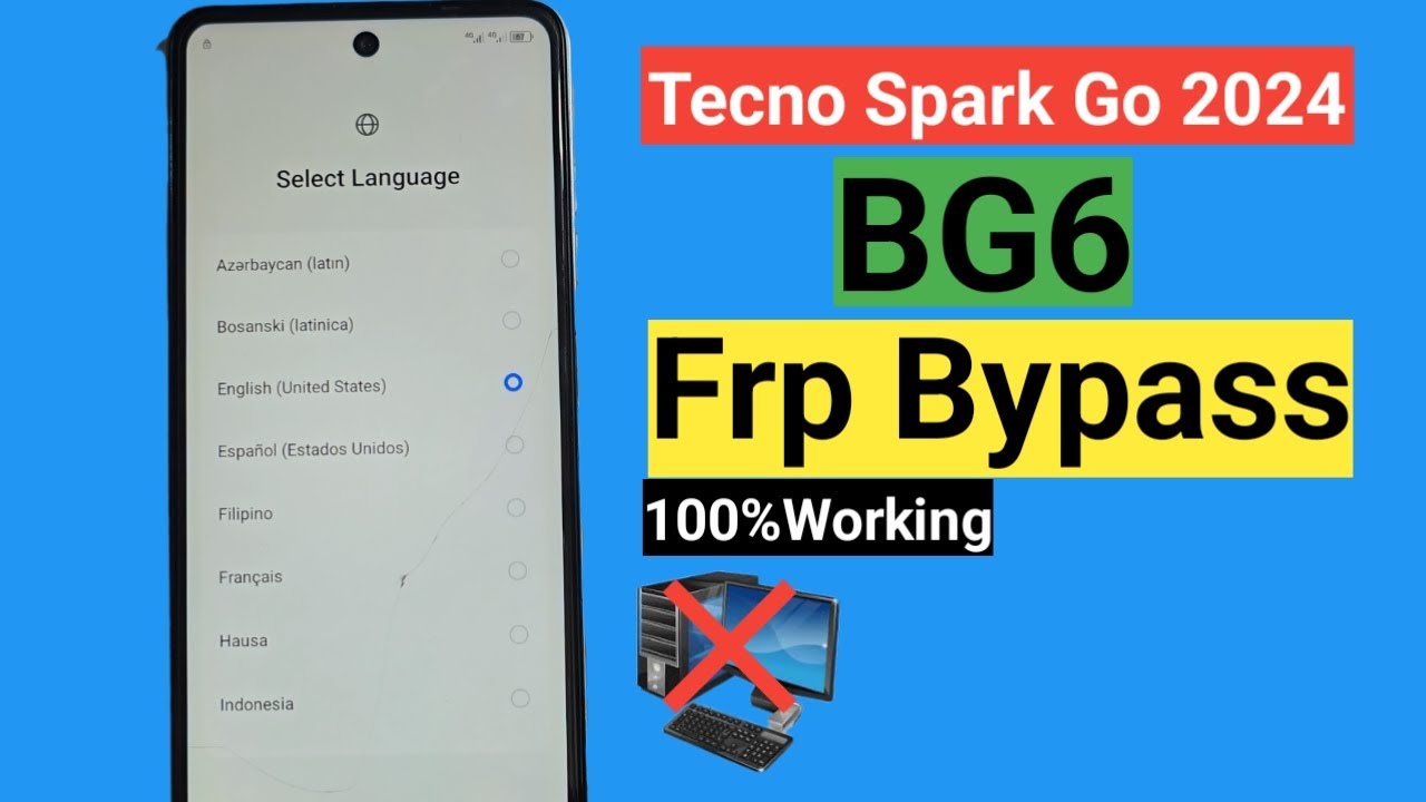 Tecno Spark Go 2024 || Tecno BG6 Frp bypass ||Tecno Spark Go bg6 google account remove/Gmail unlock