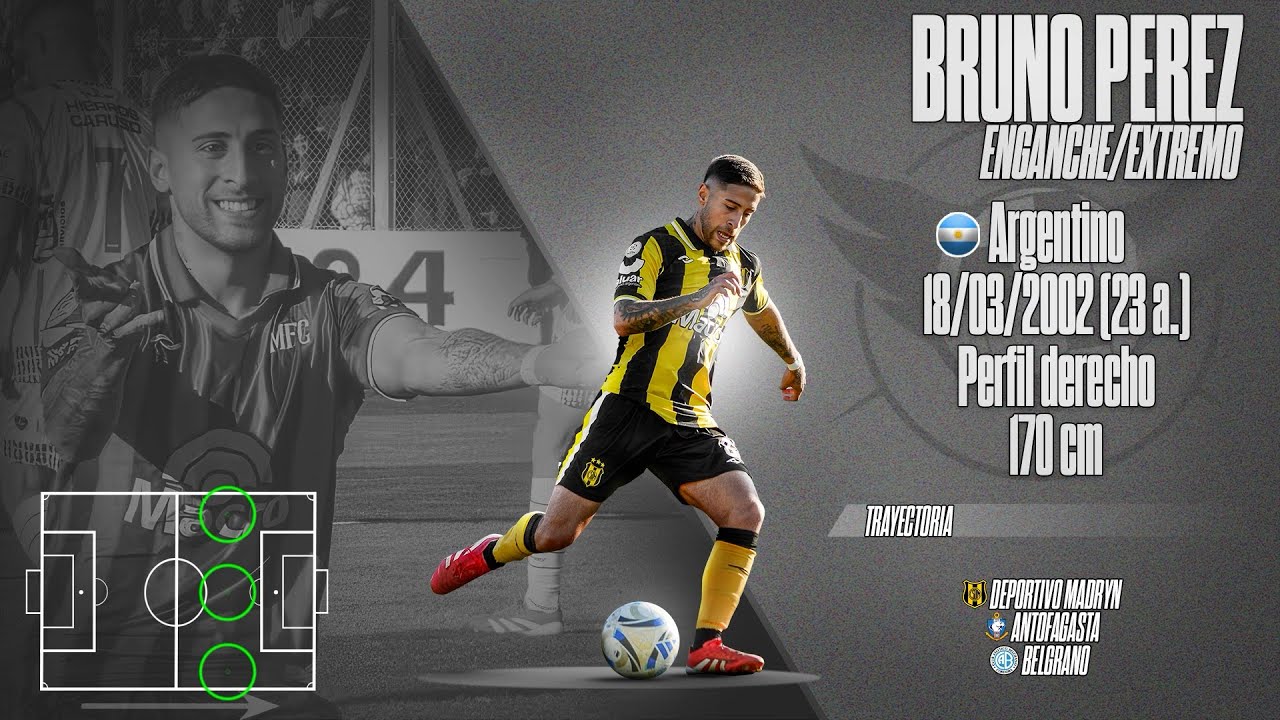 Bruno Perez - Enganche/Extremo (Deportivo Madryn) 2025