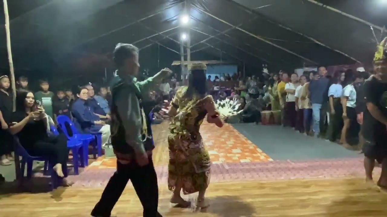 Tarian tunggal putri dari Dona Desem Anak Dayak Kayan/ Kenyah Long Pujungan