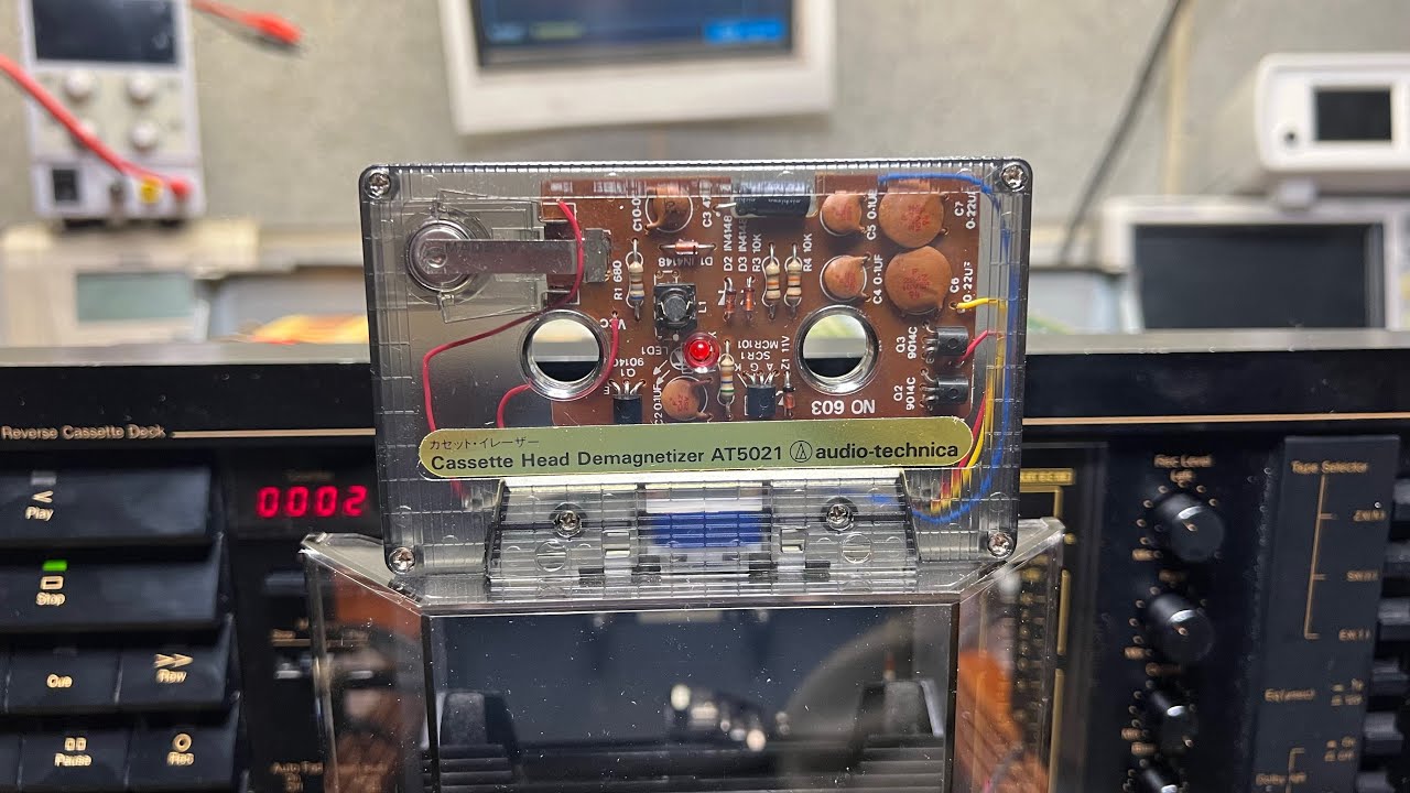 Cassette Deck Heads Demagnetizer Demo