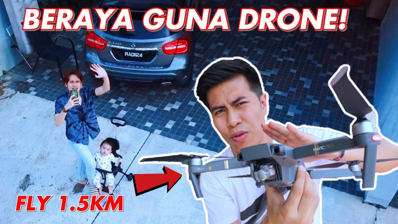 Beraya Rumah TheDimar Family Guna Drone! 1.5km Sampai Guys!