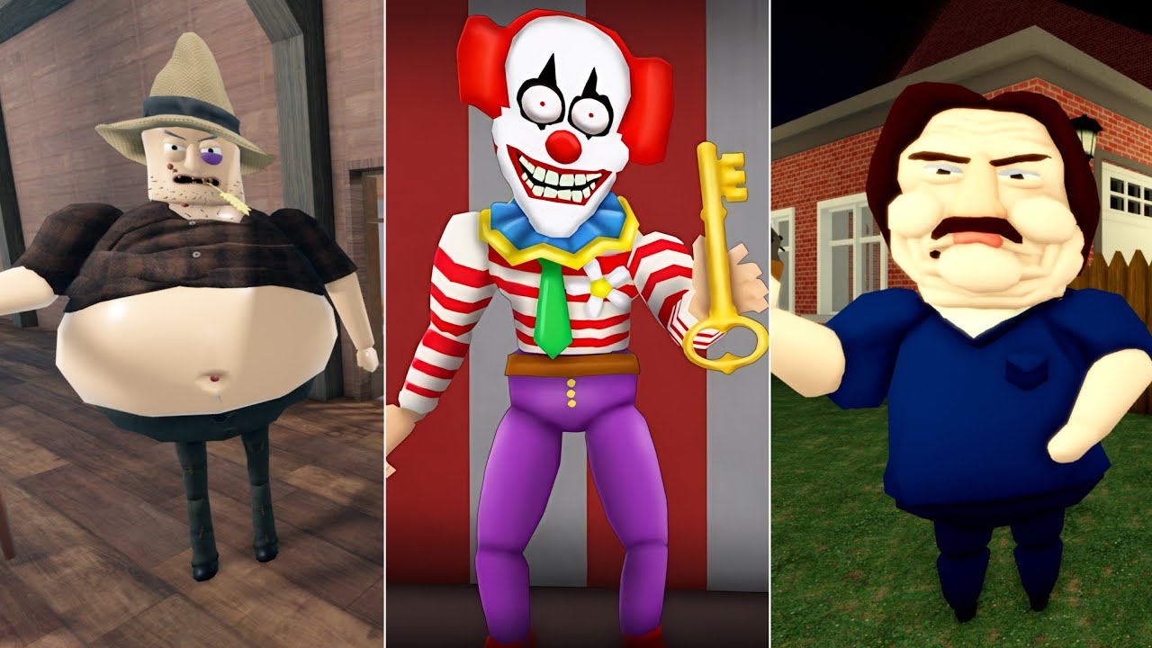 ESCAPE TIM'S FARM, EPIC CHOPPER'S CARNIVAL BREAKOUT, BEN'S HIDEOUT ESCAPE ROBLOX OBBY