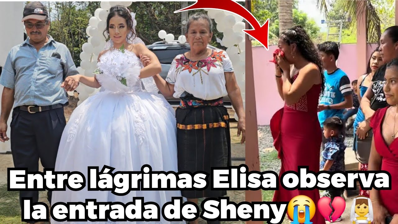 🚨Eliza Con Lagrim4s😭En Los Ojos Observa La Entrada de SHENY Con su Enorme Vestido Blanco👰