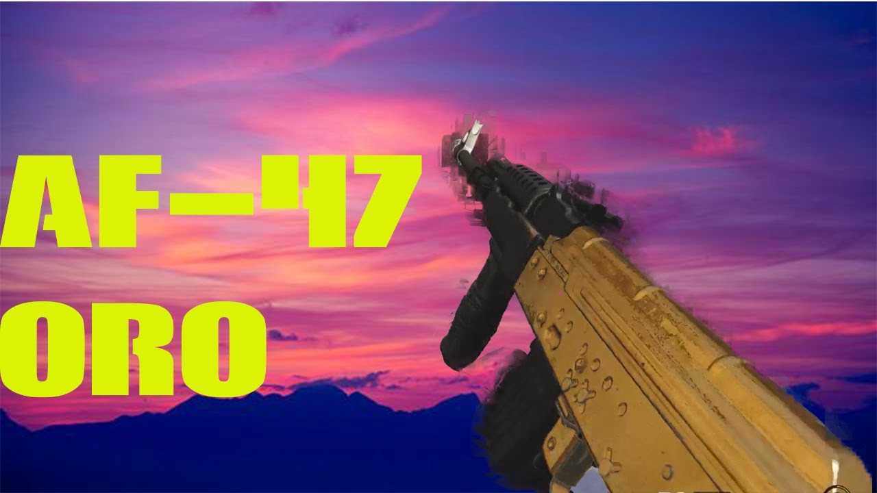 AK-47 de oro-Road to materia oscura 1/29