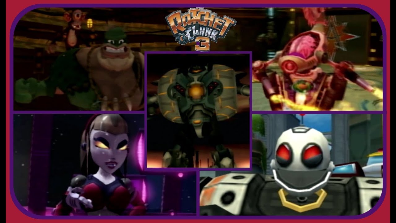 Ratchet & Clank 3 - All Boss Encounters